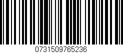 Código de barras (EAN, GTIN, SKU, ISBN): '0731509765236'