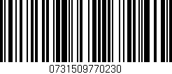 Código de barras (EAN, GTIN, SKU, ISBN): '0731509770230'