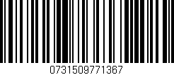 Código de barras (EAN, GTIN, SKU, ISBN): '0731509771367'