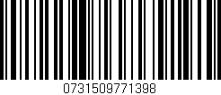 Código de barras (EAN, GTIN, SKU, ISBN): '0731509771398'