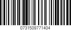 Código de barras (EAN, GTIN, SKU, ISBN): '0731509771404'