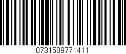 Código de barras (EAN, GTIN, SKU, ISBN): '0731509771411'