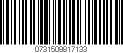 Código de barras (EAN, GTIN, SKU, ISBN): '0731509817133'