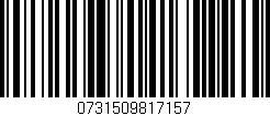 Código de barras (EAN, GTIN, SKU, ISBN): '0731509817157'