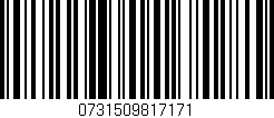 Código de barras (EAN, GTIN, SKU, ISBN): '0731509817171'