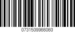 Código de barras (EAN, GTIN, SKU, ISBN): '0731509966060'