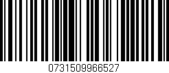 Código de barras (EAN, GTIN, SKU, ISBN): '0731509966527'