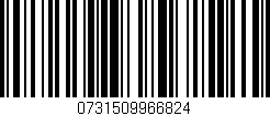 Código de barras (EAN, GTIN, SKU, ISBN): '0731509966824'