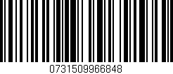 Código de barras (EAN, GTIN, SKU, ISBN): '0731509966848'