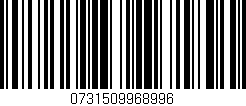 Código de barras (EAN, GTIN, SKU, ISBN): '0731509968996'