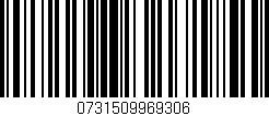 Código de barras (EAN, GTIN, SKU, ISBN): '0731509969306'