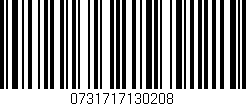 Código de barras (EAN, GTIN, SKU, ISBN): '0731717130208'