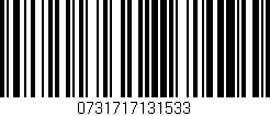 Código de barras (EAN, GTIN, SKU, ISBN): '0731717131533'