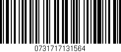 Código de barras (EAN, GTIN, SKU, ISBN): '0731717131564'