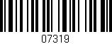 Código de barras (EAN, GTIN, SKU, ISBN): '07319'