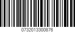 Código de barras (EAN, GTIN, SKU, ISBN): '0732013300876'