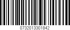 Código de barras (EAN, GTIN, SKU, ISBN): '0732013301842'
