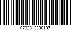 Código de barras (EAN, GTIN, SKU, ISBN): '0732013900137'