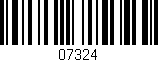 Código de barras (EAN, GTIN, SKU, ISBN): '07324'