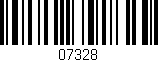 Código de barras (EAN, GTIN, SKU, ISBN): '07328'