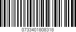 Código de barras (EAN, GTIN, SKU, ISBN): '0733401808318'
