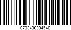 Código de barras (EAN, GTIN, SKU, ISBN): '0733430904548'