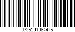 Código de barras (EAN, GTIN, SKU, ISBN): '0735201064475'