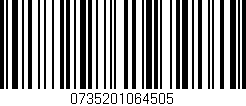 Código de barras (EAN, GTIN, SKU, ISBN): '0735201064505'