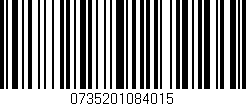 Código de barras (EAN, GTIN, SKU, ISBN): '0735201084015'