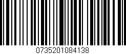 Código de barras (EAN, GTIN, SKU, ISBN): '0735201084138'
