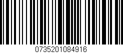 Código de barras (EAN, GTIN, SKU, ISBN): '0735201084916'