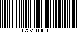 Código de barras (EAN, GTIN, SKU, ISBN): '0735201084947'