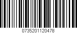 Código de barras (EAN, GTIN, SKU, ISBN): '0735201120478'