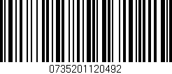 Código de barras (EAN, GTIN, SKU, ISBN): '0735201120492'