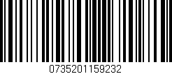 Código de barras (EAN, GTIN, SKU, ISBN): '0735201159232'
