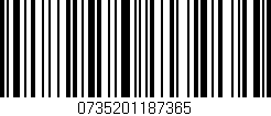 Código de barras (EAN, GTIN, SKU, ISBN): '0735201187365'