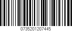 Código de barras (EAN, GTIN, SKU, ISBN): '0735201207445'