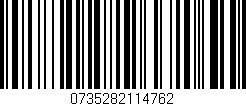 Código de barras (EAN, GTIN, SKU, ISBN): '0735282114762'