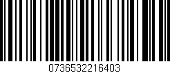 Código de barras (EAN, GTIN, SKU, ISBN): '0736532216403'