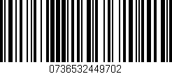 Código de barras (EAN, GTIN, SKU, ISBN): '0736532449702'