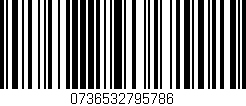 Código de barras (EAN, GTIN, SKU, ISBN): '0736532795786'