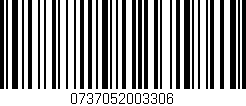 Código de barras (EAN, GTIN, SKU, ISBN): '0737052003306'