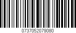 Código de barras (EAN, GTIN, SKU, ISBN): '0737052079080'