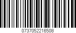 Código de barras (EAN, GTIN, SKU, ISBN): '0737052216508'