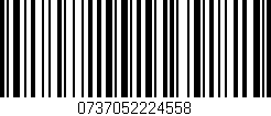 Código de barras (EAN, GTIN, SKU, ISBN): '0737052224558'