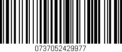 Código de barras (EAN, GTIN, SKU, ISBN): '0737052429977'
