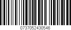Código de barras (EAN, GTIN, SKU, ISBN): '0737052430546'