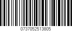 Código de barras (EAN, GTIN, SKU, ISBN): '0737052513805'