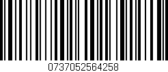 Código de barras (EAN, GTIN, SKU, ISBN): '0737052564258'
