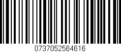 Código de barras (EAN, GTIN, SKU, ISBN): '0737052564616'